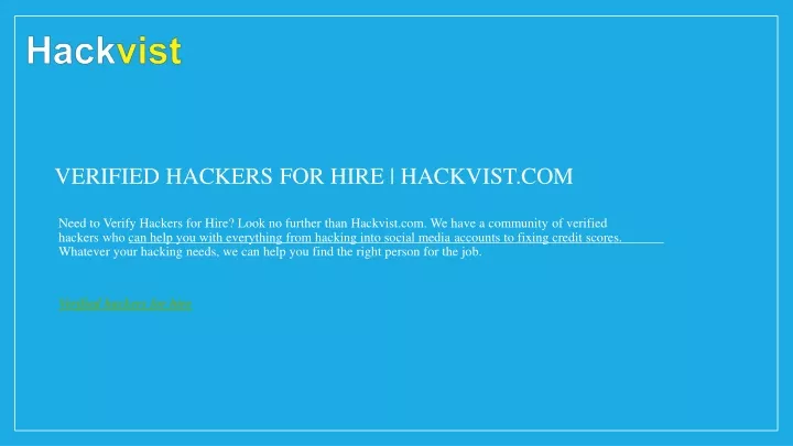 verified hackers for hire hackvist com