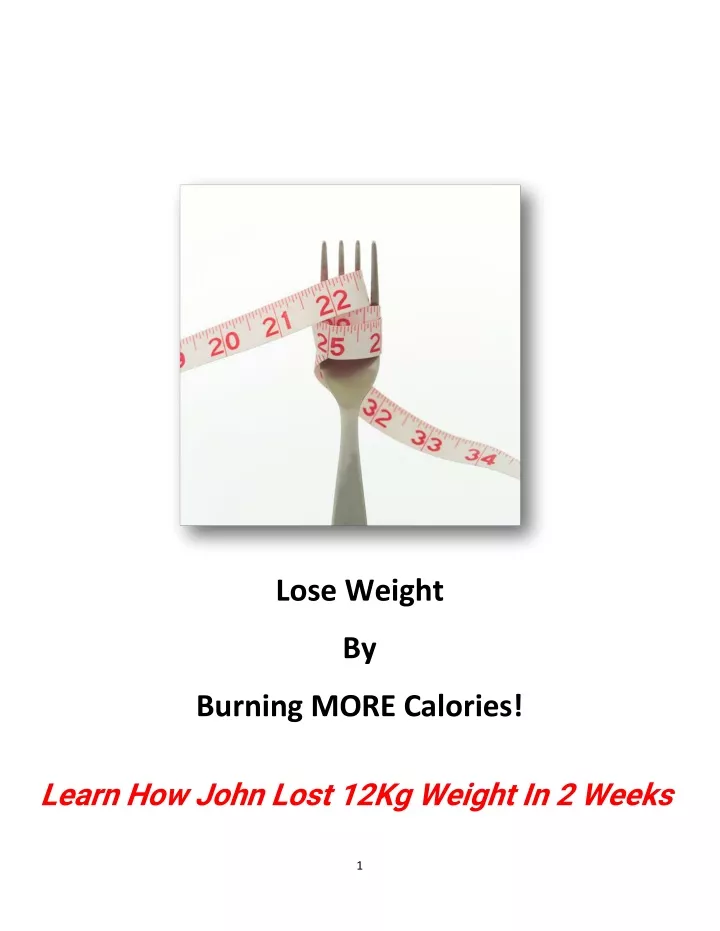 lose weight