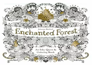 PDF Enchanted Forest: An Inky Quest and Coloring book (Activity Books, Mindfulne
