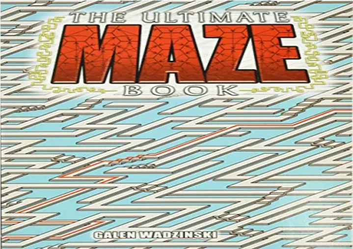 download the ultimate maze book dover puzzle