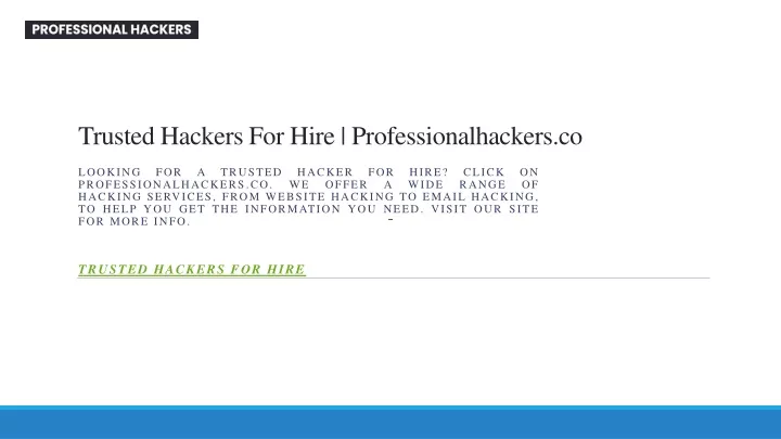 trusted hackers for hire professionalhackers co