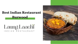 Best Indian Restaurant Burwood | Indian Food