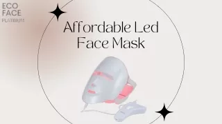 Affordable Led Face Mask