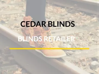 cedar blinds