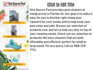 Looking for Affordable Pool Cleaners?