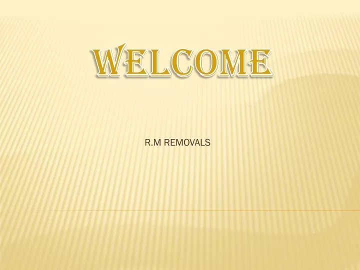 r m removals