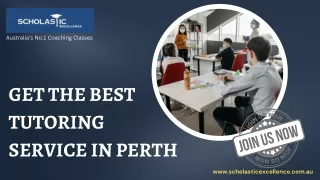 Get The Best Tutoring Service in Perth |Scholastic Excellence