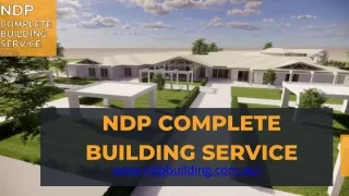 Get the best Construction Services with NDP Building