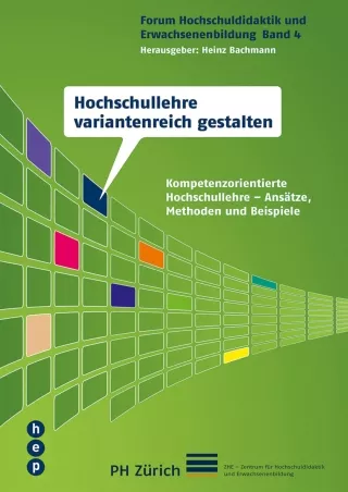 download Hochschullehre variantenreich gestalten: Kompetenzorientierte Hochschul