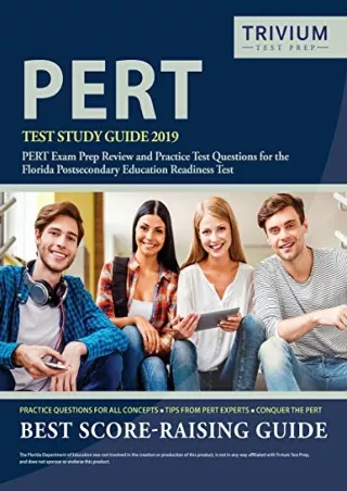 read ebook PERT Test Study Guide 2019: PERT Exam Prep Review and Practice Test Q