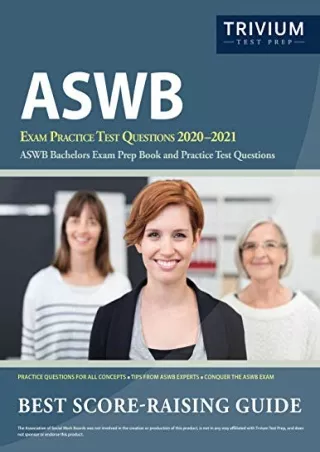 [pdf] epub download ASWB Exam Practice Test Questions 2020-2021: ASWB Bachelors