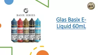 Glas Basix E-Liquid 60mL