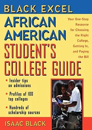 [pdf] epub download African American Student's College Guide: Your One-Stop Reso