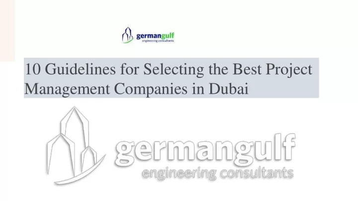 10 guidelines for selecting the best project