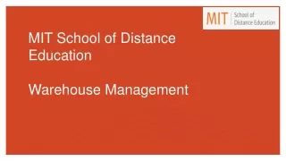mit school of distance education