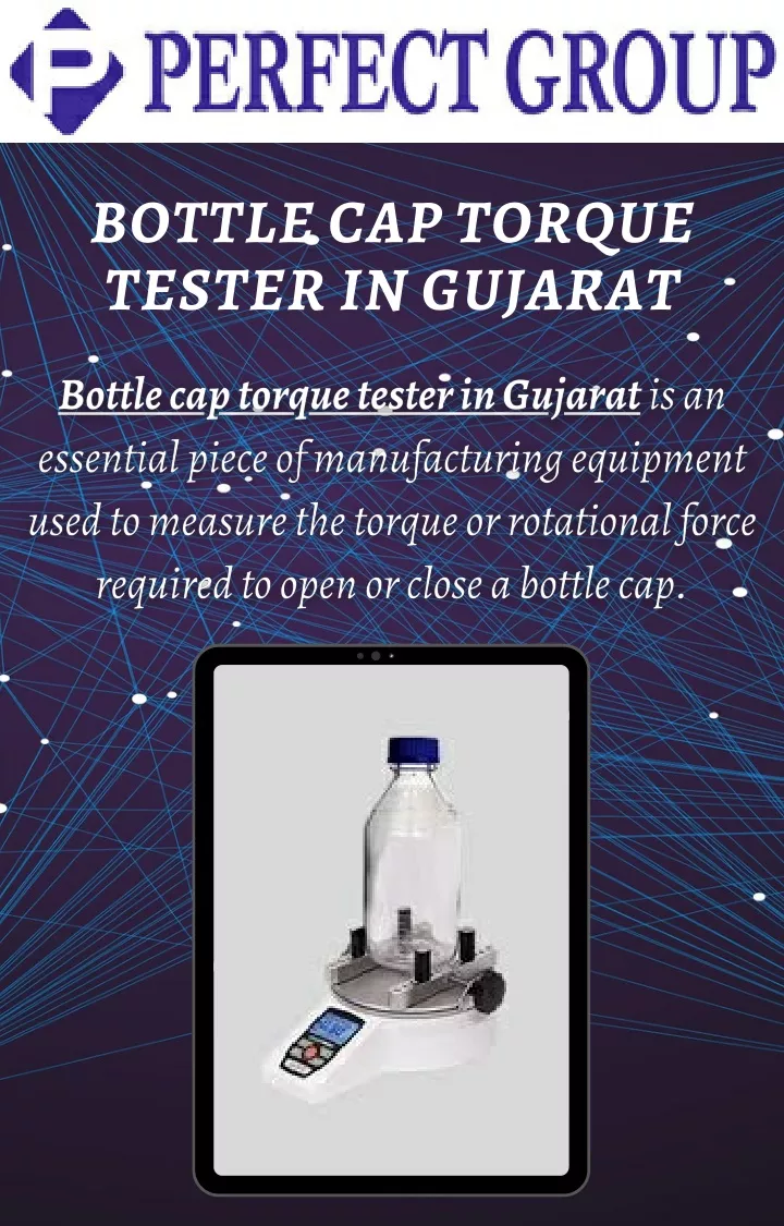 bottle cap torque tester in gujarat