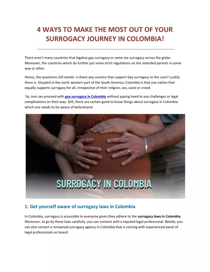 4 ways to make the most out of your surrogacy