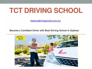 Become a Confident Driver with Best Driving School in Sydney