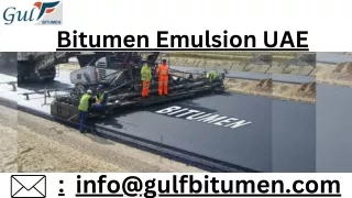 Bitumen Emulsion UAE