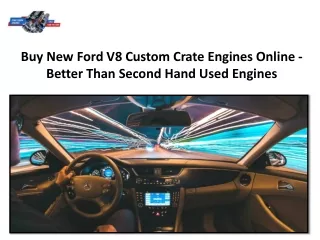 buy new ford v8 custom crate engines online