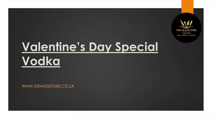 valentine s day special vodka