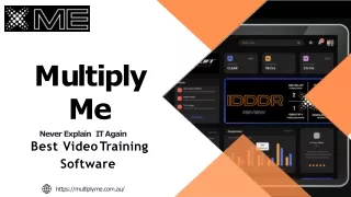 Best Video Training Software in Workplace- Multiply Me