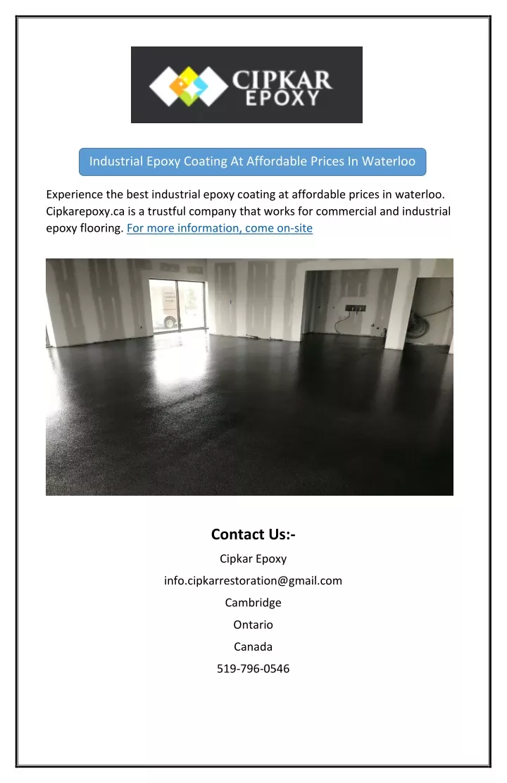 industrial epoxy coating at affordable prices