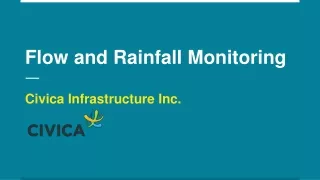 Flow and Rainfall Monitoring