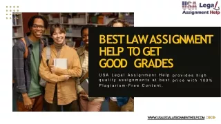 Best Law Assignment Help to get good grades