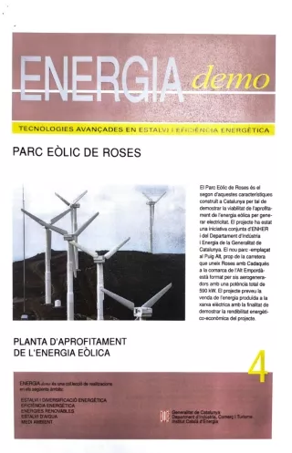 Albert Mitja Sarvise y sus proyectos de energia renovable_Parque eolico Rosas
