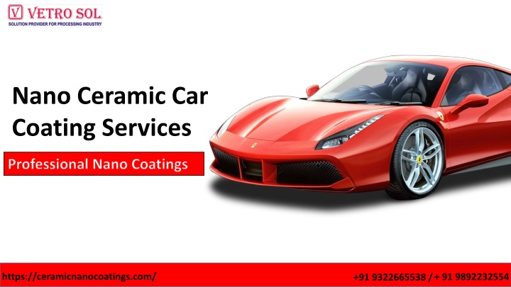 nano ceramic car coating services