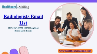 Radiologists Email List