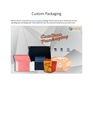 Custom Packaging