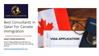 Best Consultants in Qatar For Canada Immigration​