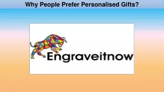 why people prefer personalised gifts