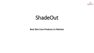 Best Skin Care Products in Pakistan