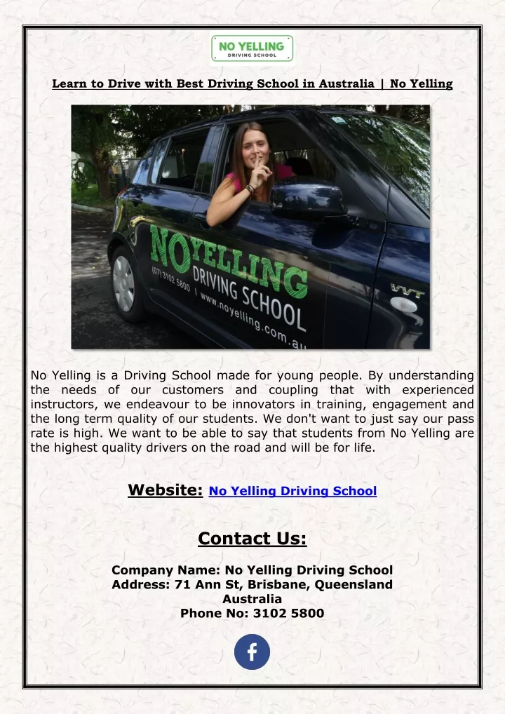 learn to drive with best driving school