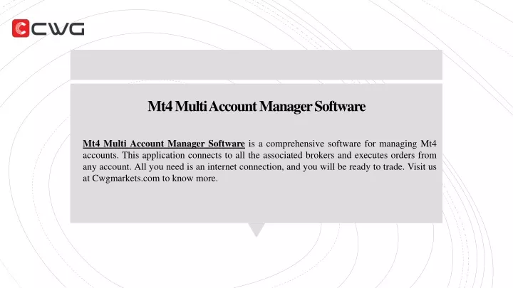 mt4 multi account manager software