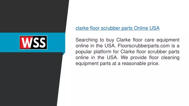 clarke floor scrubber parts online usa searching