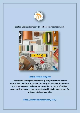 Seattle Cabinet Company | Seattlecabinetcompany.com
