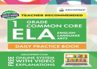 FREE READ [PDF] 1st Grade Common Core ELA (English Language Arts): Daily Practic
