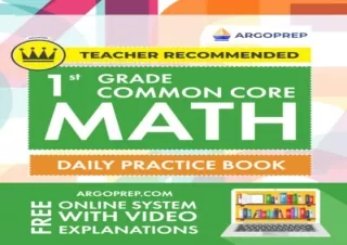 DOWNLOAD [PDF] 1st Grade Common Core Math: Daily Practice Workbook | 1000  Pract