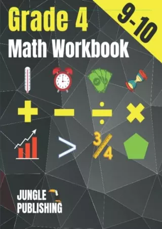 grade 4 math workbook practice math drills