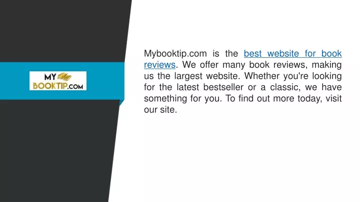 mybooktip com is the best website for book