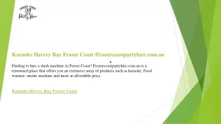 Karaoke Hervey Bay Fraser Coast Frasercoastpartyhire.com.au