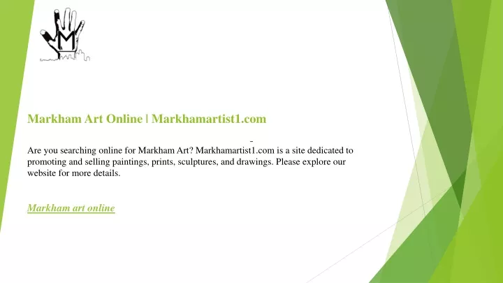 markham art online markhamartist1 com