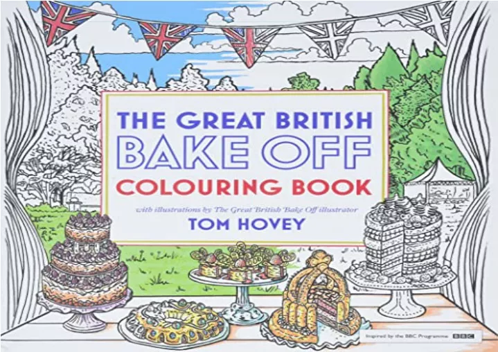 download great british bake off colouring book