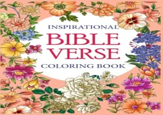 download Bible Verse Coloring Book: Christian Scripture Inspirational Quote Colo