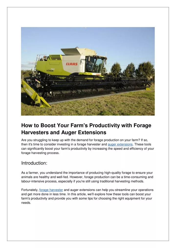 how to boost your farm s productivity with forage