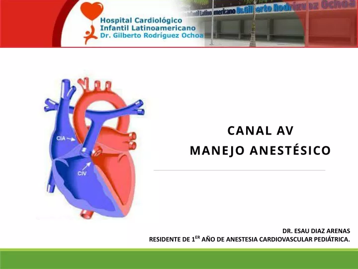 canal av manejo anest sico